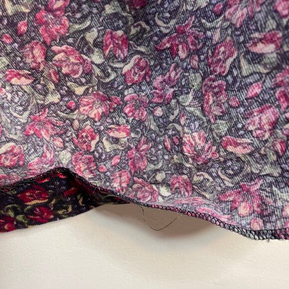 Vintage Laura Ashley Floral Corduroy Long Sleeve Dress Prairie Cottage womens 8 - Picture 12 of 12